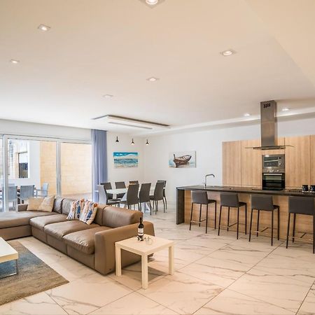 The Sea-Bank Villa Apartments Marsaskala Exteriör bild