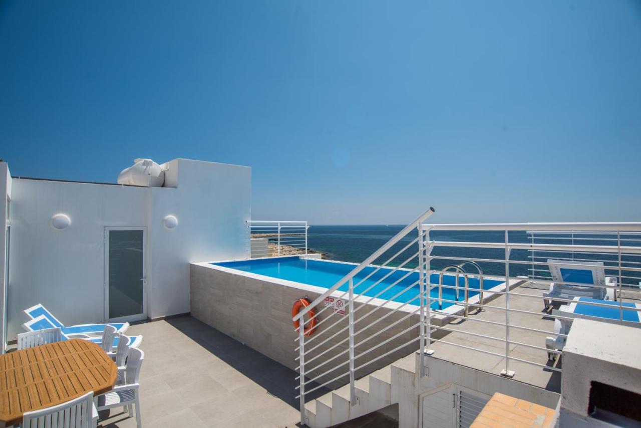 The Sea-Bank Villa Apartments Marsaskala Exteriör bild