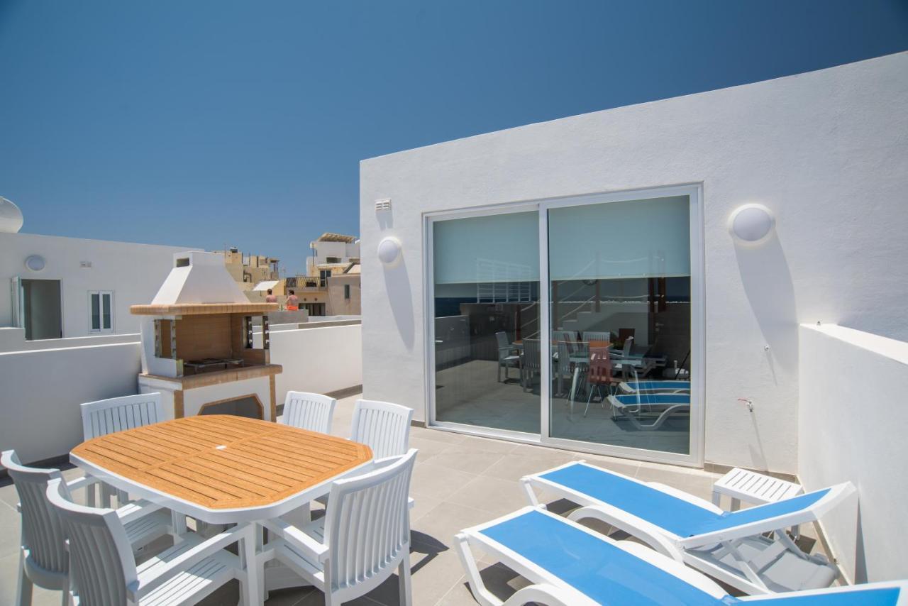 The Sea-Bank Villa Apartments Marsaskala Exteriör bild